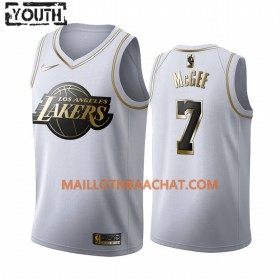 Maillot NBA Los Angeles Lakers JaVale McGee 7 Nike 2019-20 Blanc Golden Edition Swingman - Enfant